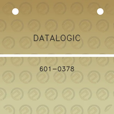 datalogic-601-0378