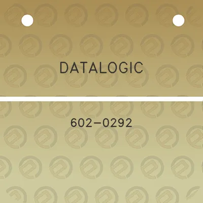 datalogic-602-0292