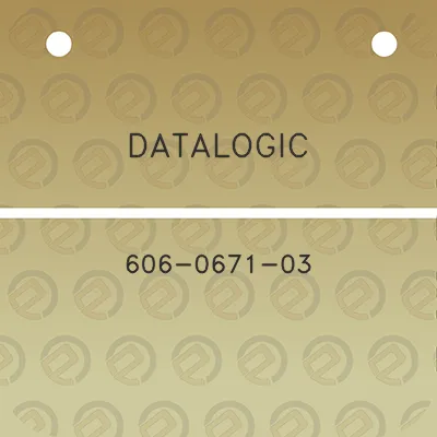 datalogic-606-0671-03