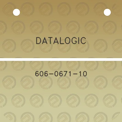 datalogic-606-0671-10