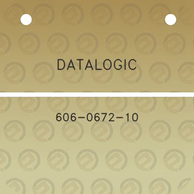 datalogic-606-0672-10