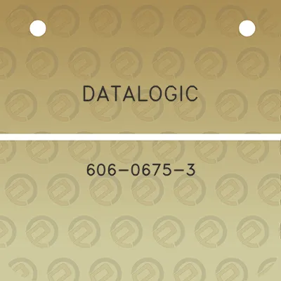 datalogic-606-0675-3