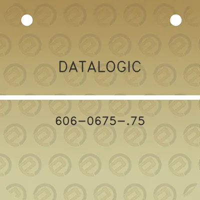 datalogic-606-0675-75