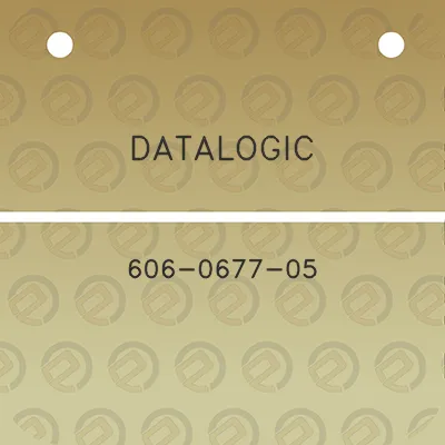 datalogic-606-0677-05