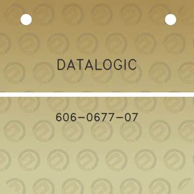 datalogic-606-0677-07