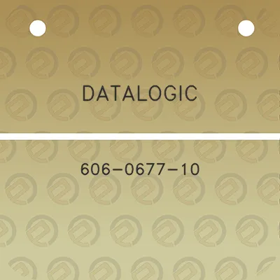 datalogic-606-0677-10