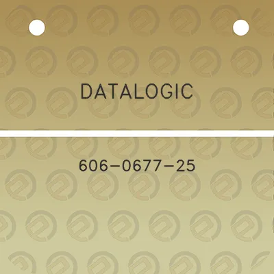 datalogic-606-0677-25