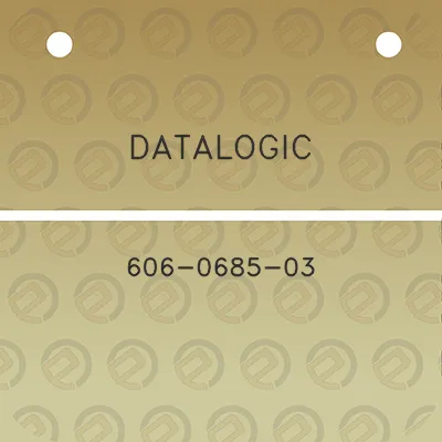 datalogic-606-0685-03