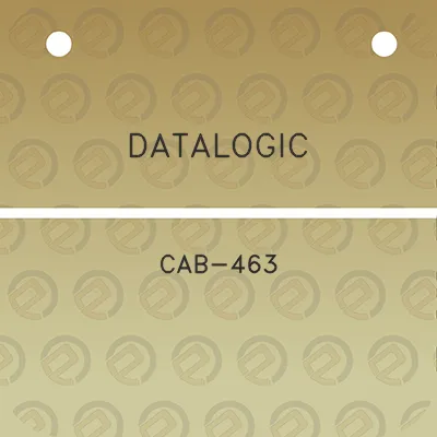 datalogic-cab-463