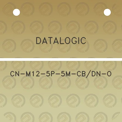 datalogic-cn-m12-5p-5m-cbdn-o