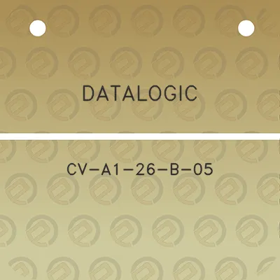 datalogic-cv-a1-26-b-05