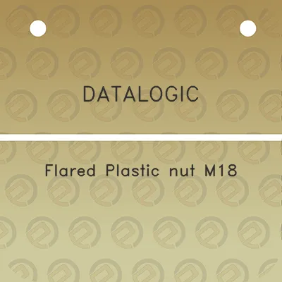 datalogic-flared-plastic-nut-m18