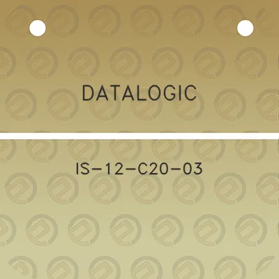 datalogic-is-12-c20-03