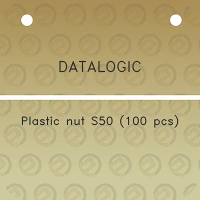 datalogic-plastic-nut-s50-100-pcs