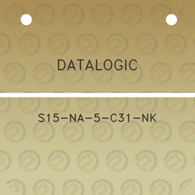 datalogic-s15-na-5-c31-nk