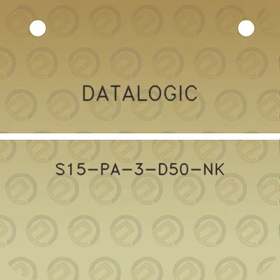 datalogic-s15-pa-3-d50-nk