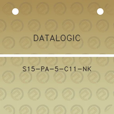 datalogic-s15-pa-5-c11-nk