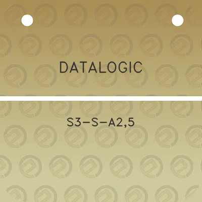 datalogic-s3-s-a25