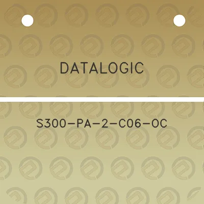 datalogic-s300-pa-2-c06-oc