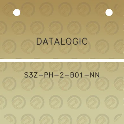 datalogic-s3z-ph-2-b01-nn