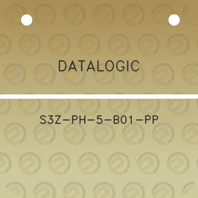 datalogic-s3z-ph-5-b01-pp