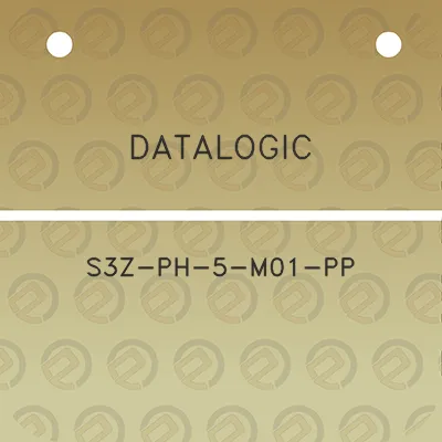 datalogic-s3z-ph-5-m01-pp