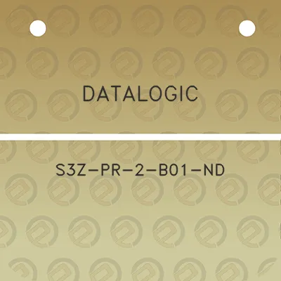 datalogic-s3z-pr-2-b01-nd