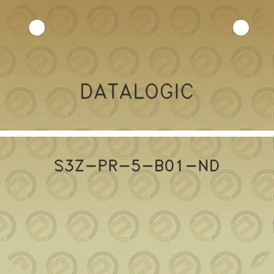 datalogic-s3z-pr-5-b01-nd