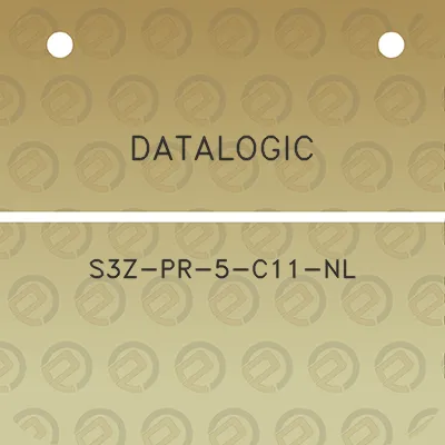 datalogic-s3z-pr-5-c11-nl