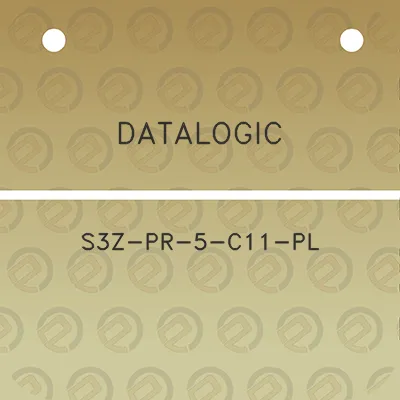 datalogic-s3z-pr-5-c11-pl