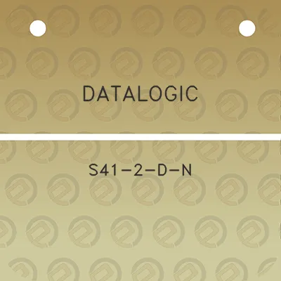 datalogic-s41-2-d-n