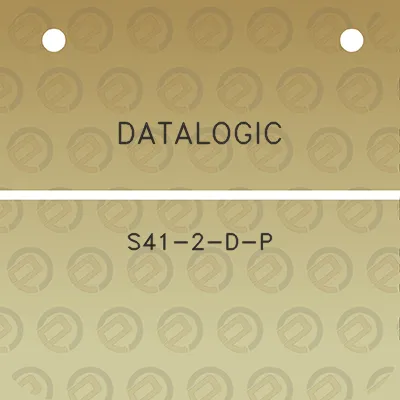 datalogic-s41-2-d-p