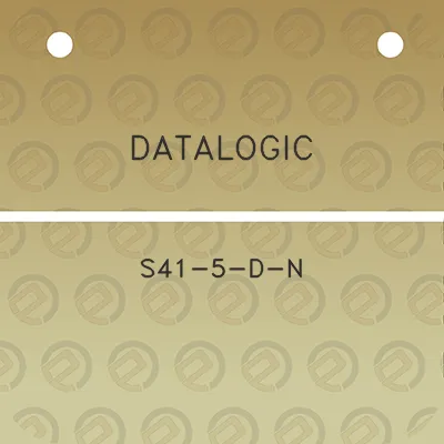 datalogic-s41-5-d-n