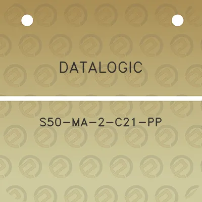 datalogic-s50-ma-2-c21-pp