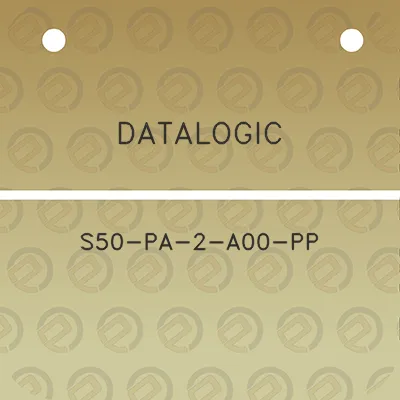 datalogic-s50-pa-2-a00-pp