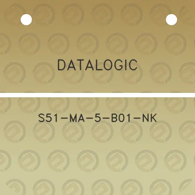 datalogic-s51-ma-5-b01-nk