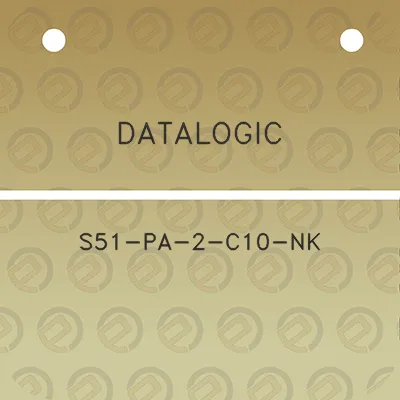 datalogic-s51-pa-2-c10-nk