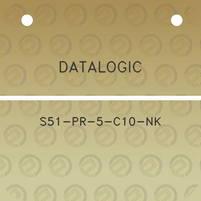 datalogic-s51-pr-5-c10-nk