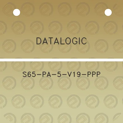 datalogic-s65-pa-5-v19-ppp