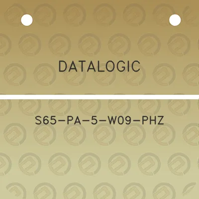 datalogic-s65-pa-5-w09-phz