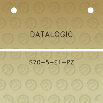 datalogic-s70-5-e1-pz