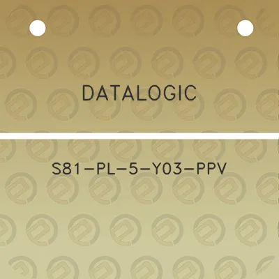 datalogic-s81-pl-5-y03-ppv