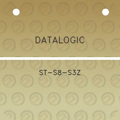 datalogic-st-s8-s3z