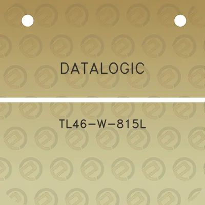 datalogic-tl46-w-815l