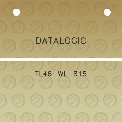 datalogic-tl46-wl-815