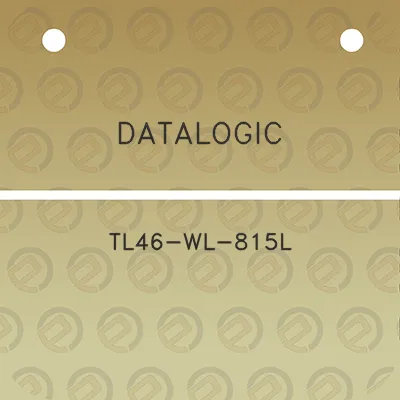 datalogic-tl46-wl-815l