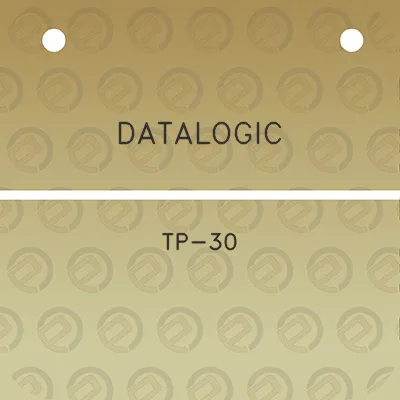 datalogic-tp-30