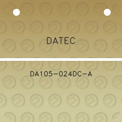 datec-da105-024dc-a