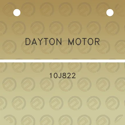 dayton-motor-10j822