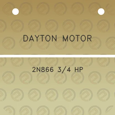 dayton-motor-2n866-34-hp